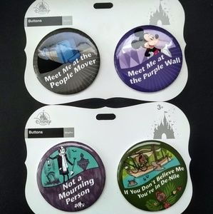 ✨NEW Disney Parks Button Set